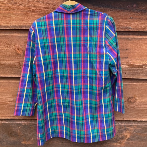 Plaid Blazer Vintage - Picture 3 of 8